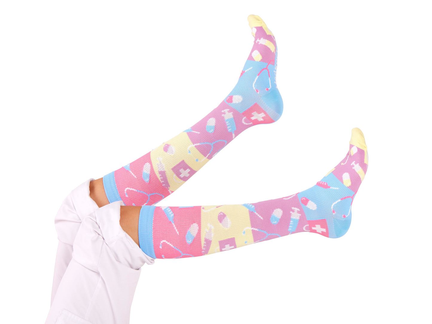 Keskmise kompressiooniga sokid PASTEL CARE