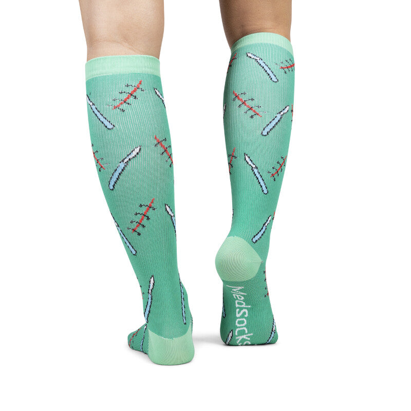 Keskmise kompressiooniga sokid SURGICAL MINT
